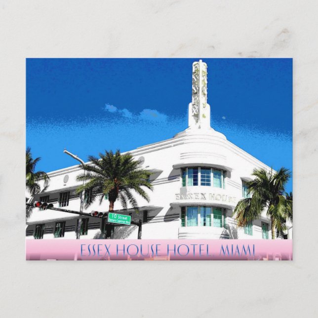 Essex Hotel, Miami Beach Vykort (Framsida)