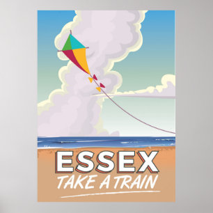 Essex, Storbritannien Vintage-resaaffisch Poster