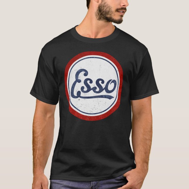 Esso Oil Vintage Classic T-Shirt (Framsida)