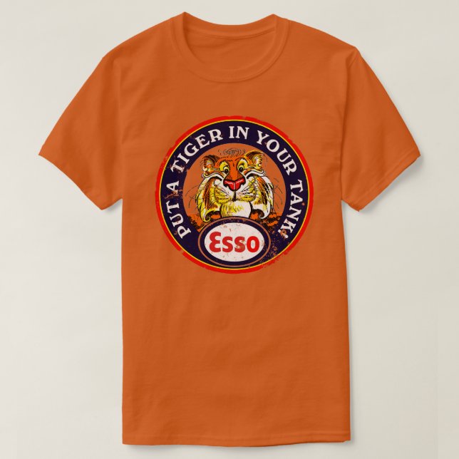 Esso Tiger T Shirt (Design framsida)