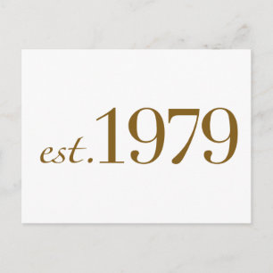 Est 1979 vykort