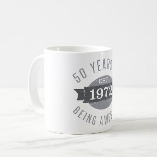 Established 1972 50th Birthday Kaffemugg