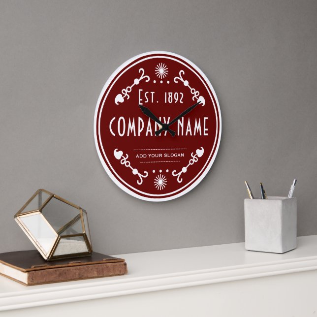 Established Business Name, Decorative Stor Klocka (Kontor)