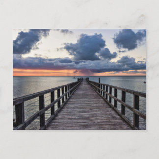 Estacade de la plage des dames vykort