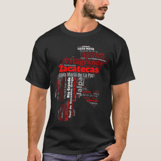 Estado De Zacatecas Mexiko Camiseta Ciudades Zac T Shirt