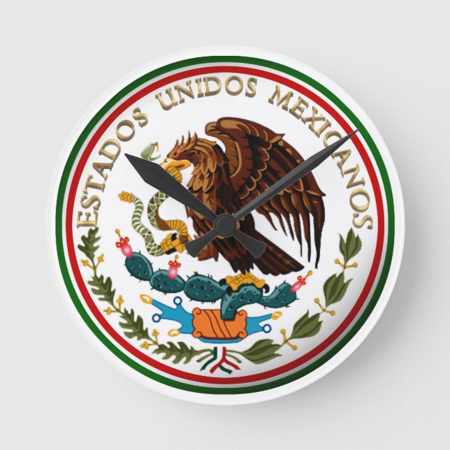 Estados Unidos Mexicanos (Eagle från mexikanska Fl Rund Klocka (Framsida)