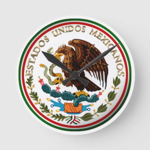 Estados Unidos Mexicanos (Eagle från mexikanska Fl Rund Klocka