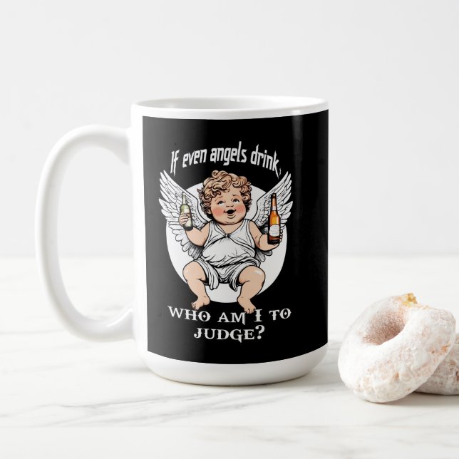 Estampa Anjo - Funny Guardian Angel – Caneca Kaffemugg (Med munk)