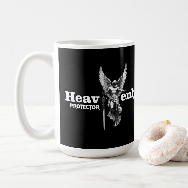 Estampa Anjo - Heavenly Protector - Caneca Kaffemugg (Med munk)
