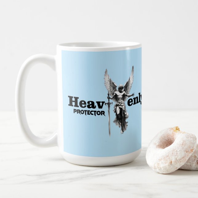 Estampa Anjo - Heavenly Protector - Caneca Kaffemugg (Med munk)