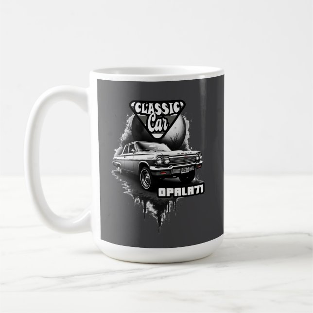 Estampa Carro - Classic Car Opala 71 - Caneca Kaffemugg (Vänster)