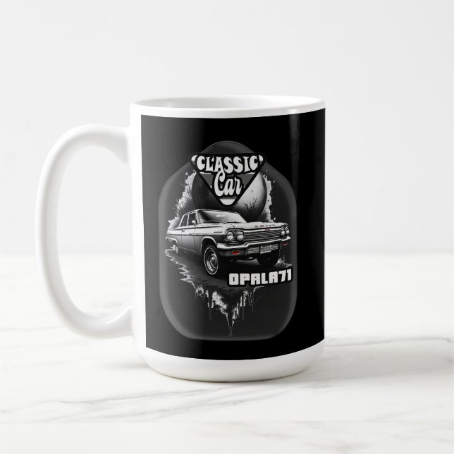 Estampa Carro - Classic Car Opala 71 - Caneca Kaffemugg (Vänster)
