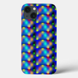 Estampa colorida, "escama quadrada".