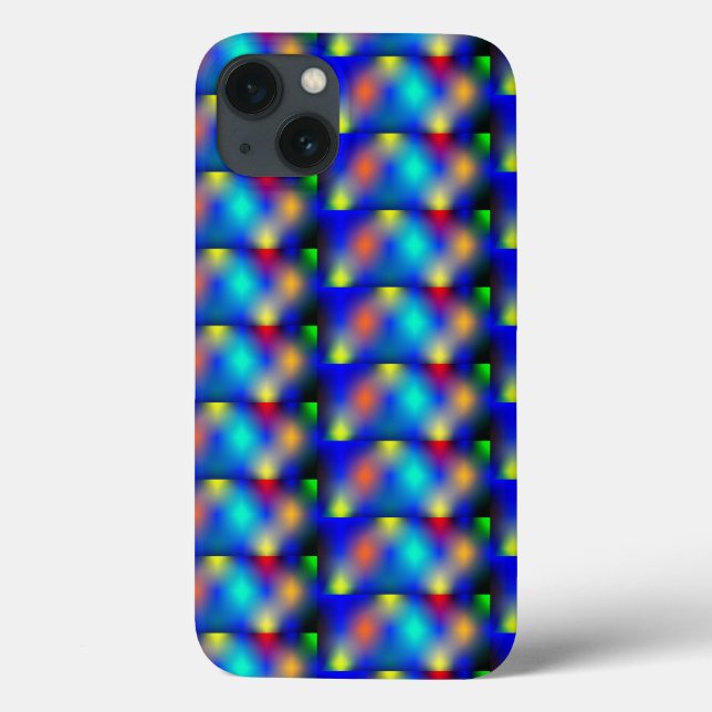 Estampa colorida, "escama quadrada". (Baksida)