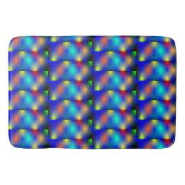 Estampa colorida, "escama quadrada". badrumsmatta