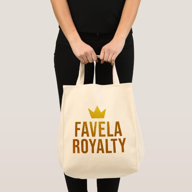 Estampa Hip Hop - Favela Royalty - Bolsa Tygkasse (Framsida (produkt))