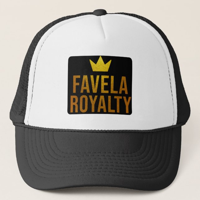 Estampa Hip Hop - Favela Royalty - Bone Keps (Framsida)