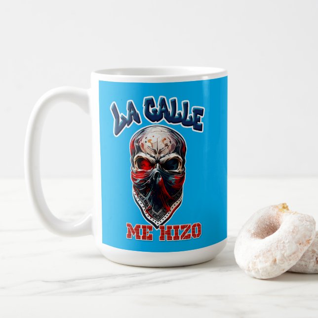 Estampa Hip Hop - La Calle Me Hizo - Caneca Kaffemugg (Med munk)