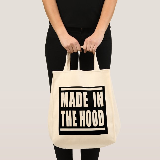 Estampa Hip Hop - Made in the Hood - Bolsa Tygkasse (Framsida (produkt))