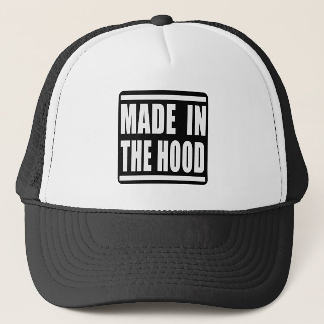 Estampa Hip Hop - Made in the Hood - Bone Keps (Framsida)
