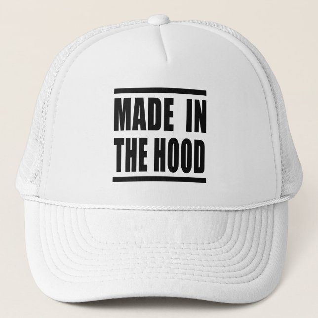 Estampa Hip Hop - Made in the Hood - Bone Keps (Framsida)