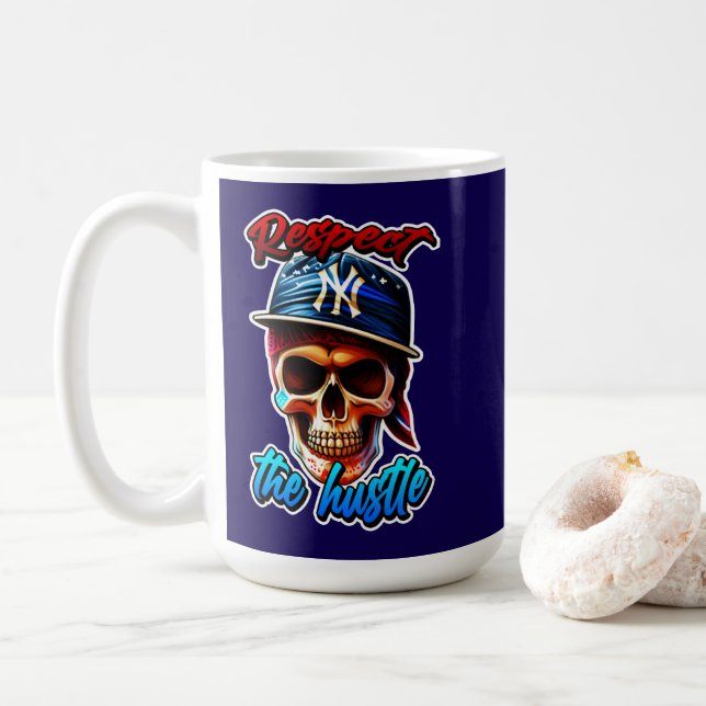 Estampa Hip Hop - Respect the Hustle - Caneca Kaffemugg (Med munk)