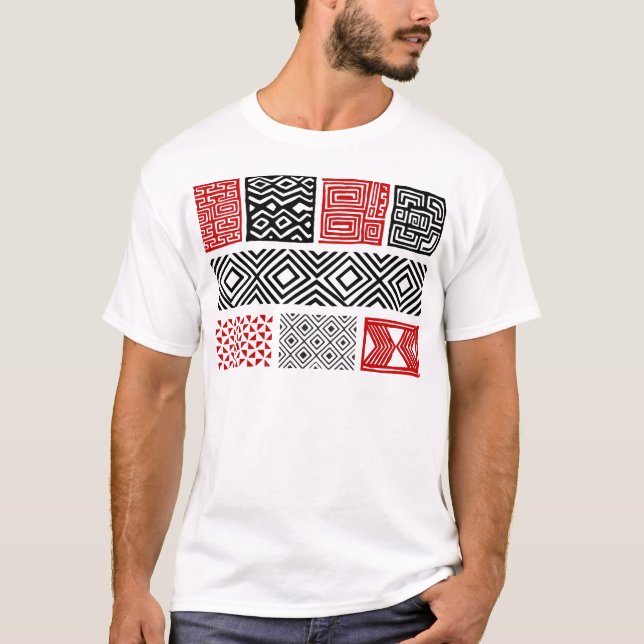 Estampa indígena nº 02 t shirt (Framsida)
