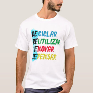Estampa Recicle Reutilize Renove Repense BR T Shirt