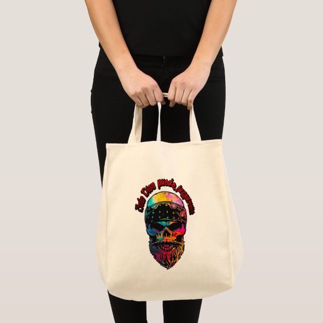 Estampas Hip Hop - Colorful Skull - Bolsa Tygkasse (Framsida (produkt))