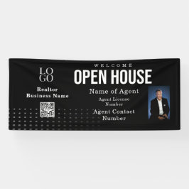 Estate Open House Logo Photo Black