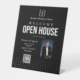 Estate Open House Logo Photo Black