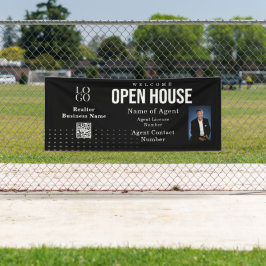 Estate Open House Logo Photo Black