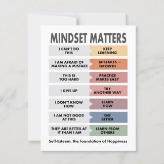 Esteem: Grunden för lycka Vykort