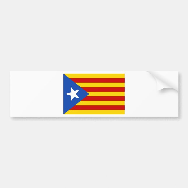 Estelada banderaindependentista de Catalunya Bildekal (Framsidan)