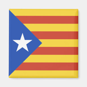 Estelada - Catalan flagga med stjärnan Magnet