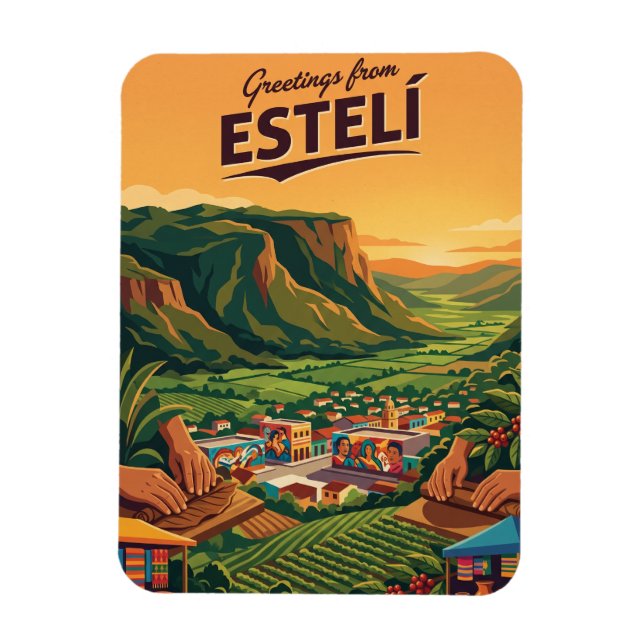 Estelí Nicaragua Magnet (Vertikal)