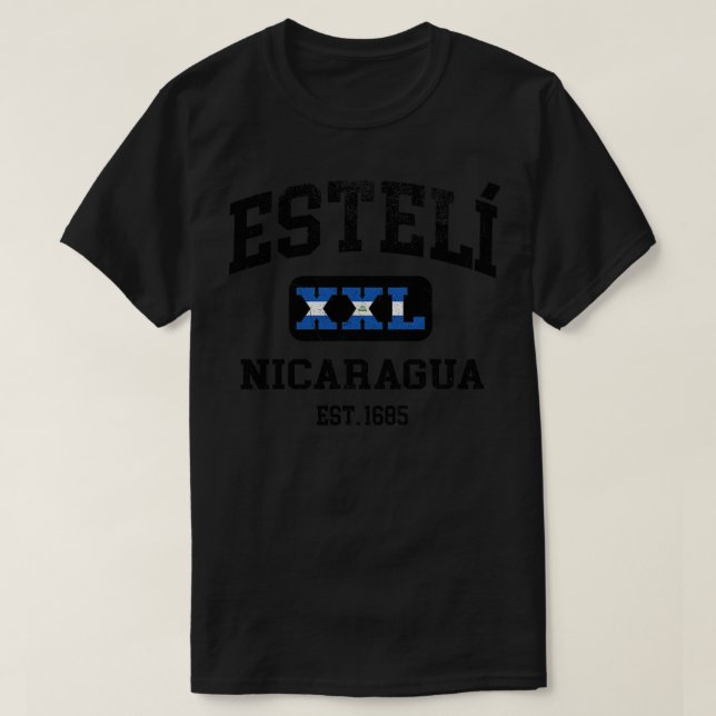 Esteli Nicaragua XXL Athletic design T Shirt (Design framsida)