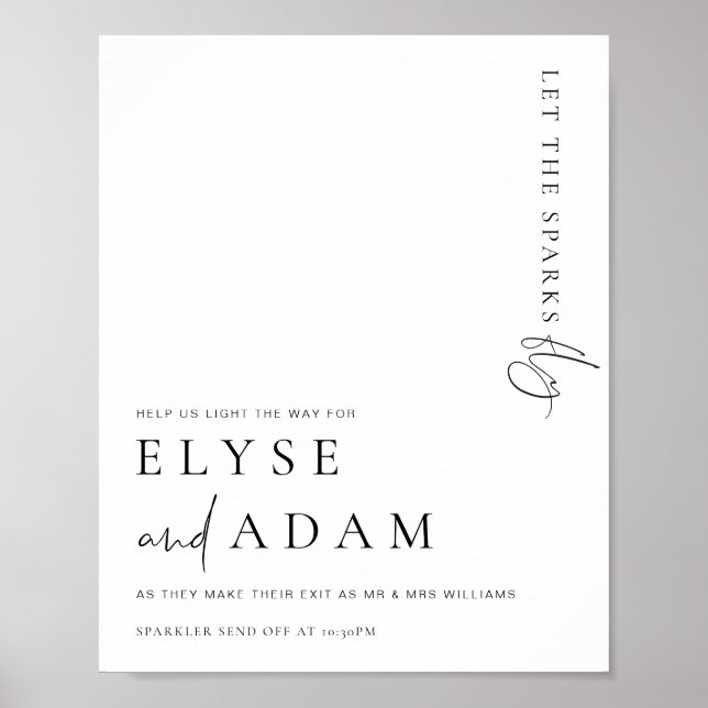 Estelle Modern Minimal, låt sparkerna skriva under Poster (Framsidan)