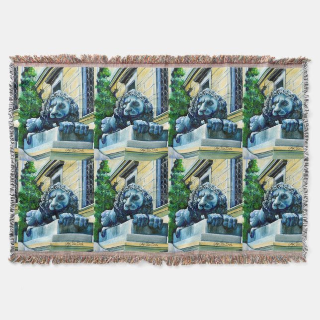 Estemet Kattdjur, Washington DC, USA Filt (Framsidan)