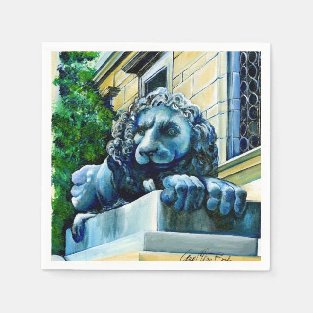 Estemet Kattdjur, Washington DC, USA Pappersservett (Framsidan)