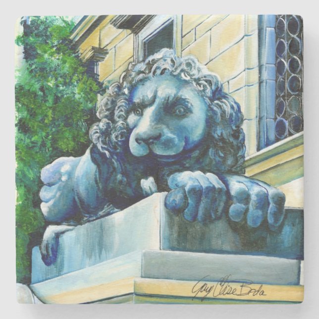 Estemet Kattdjur, Washington DC, USA Underlägg Sten (Framsidan)