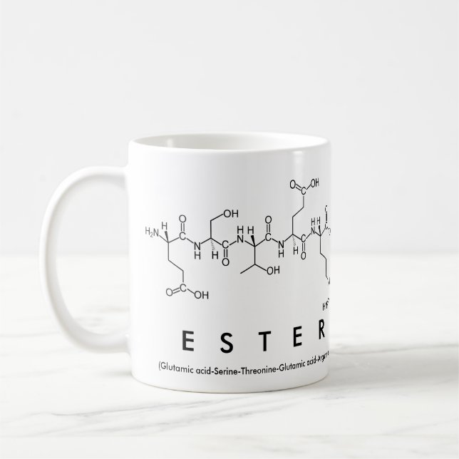 Ester peptide namn mugg (Vänster)