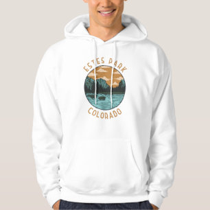 Estes Park Colorado Distress Circle Hoodie