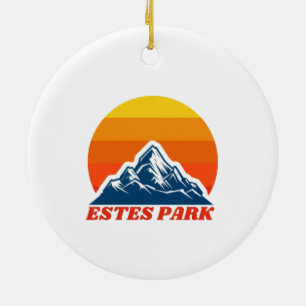 Estes Park, Colorado Julgransprydnad Keramik