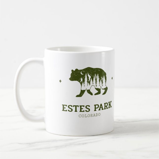 Estes Park - Colorado Kaffemugg (Vänster)
