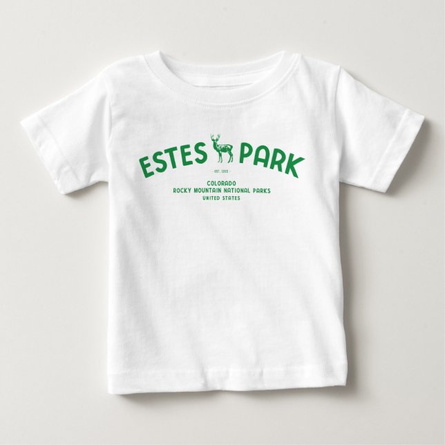 Estes Park Colorado National Park Elk T Shirt (Framsida)