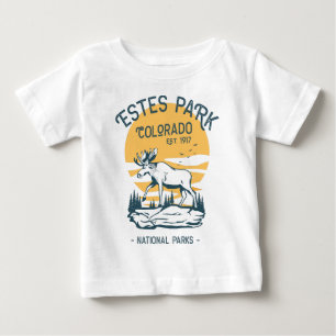 Estes Park Colorado nationalpark Moose Sunset T Shirt