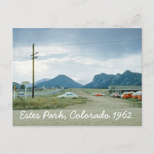 Estes Park, Colorado Postcard Vykort (Framsida)