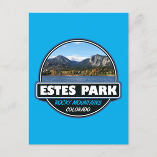 Estes Park Colorado Resemärke för Resor Vykort