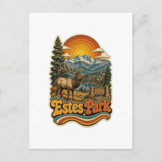 Estes Park Colorado Retro Reseminnelsebrev Vykort